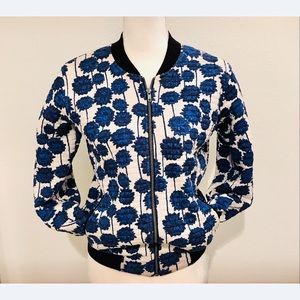 Topshop bomber zip up jacket.